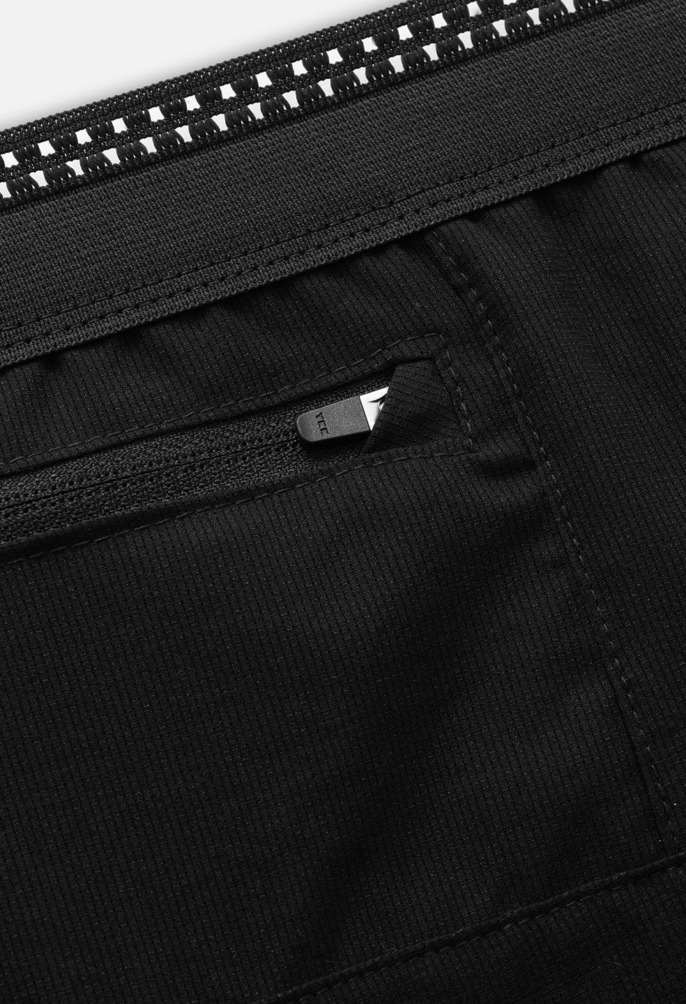 Grid-Mesh Sprint Shorts / Black