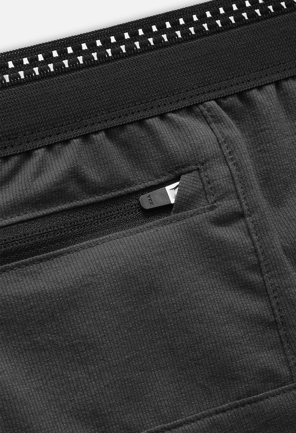 Grid-Mesh Sprint Shorts / Charcoal