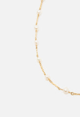 John Elliott X M.A.R.S Twist Link X Pearl Necklace / Gold