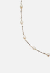 John Elliott X M.A.R.S Twist Link X Pearl Necklace / Silver