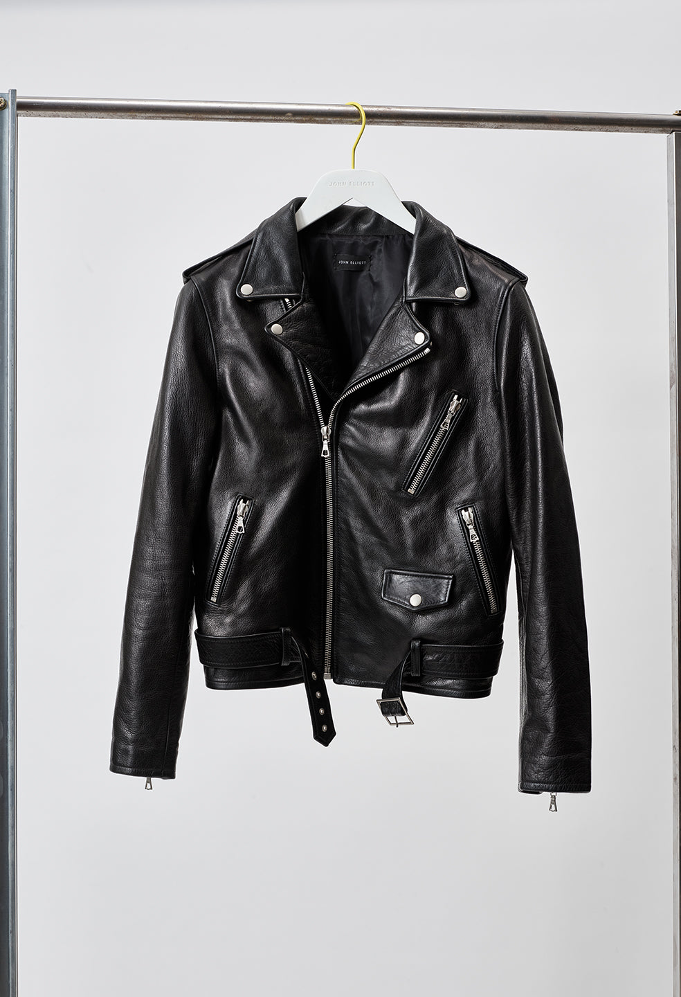Leather Moto Jacket / Black