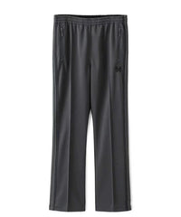 Needles Style Embroidered Butterfly Tonal Stripe Track Pants - Dark Grey