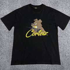 Corteiz "Bulldog" Graphic Heavyweight Tee | Black Corteiz Streetwear T-Shirt
