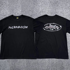 Corteiz x Places + Faces Graphic Heavyweight Tee | Black Streetwear T-Shirt