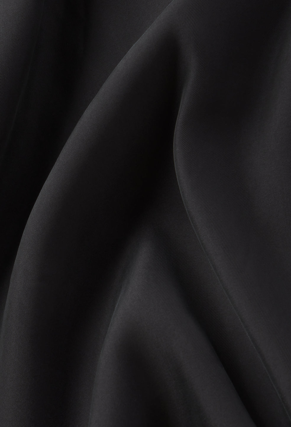 Cupro Smoking Shirt / Black