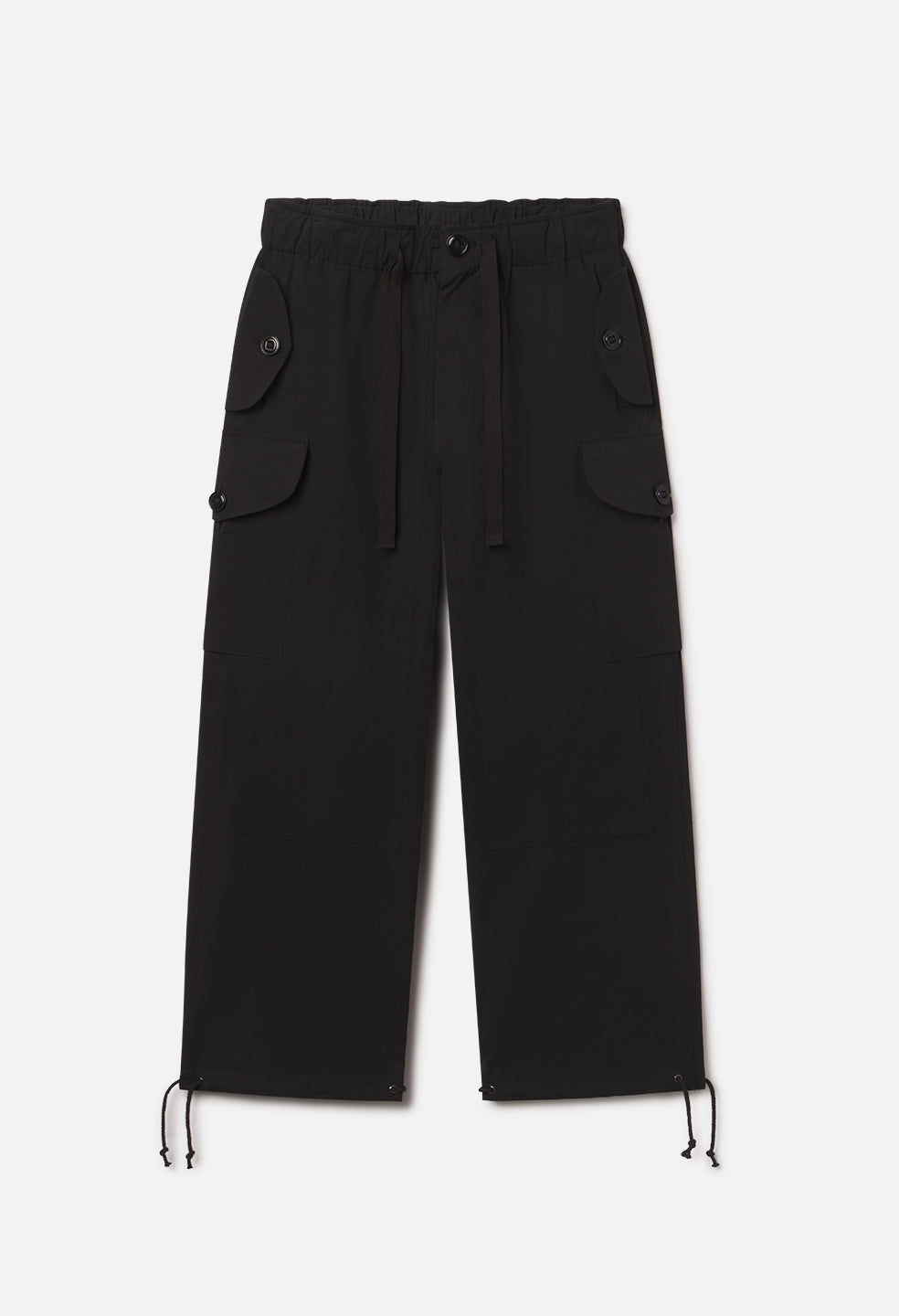 Canopy Cotton Cargo Pants / Black