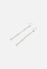 John Elliott X M.A.R.S Twist Link Pearl Earrings / Silver