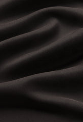 Brushed Silk Button Up / Black