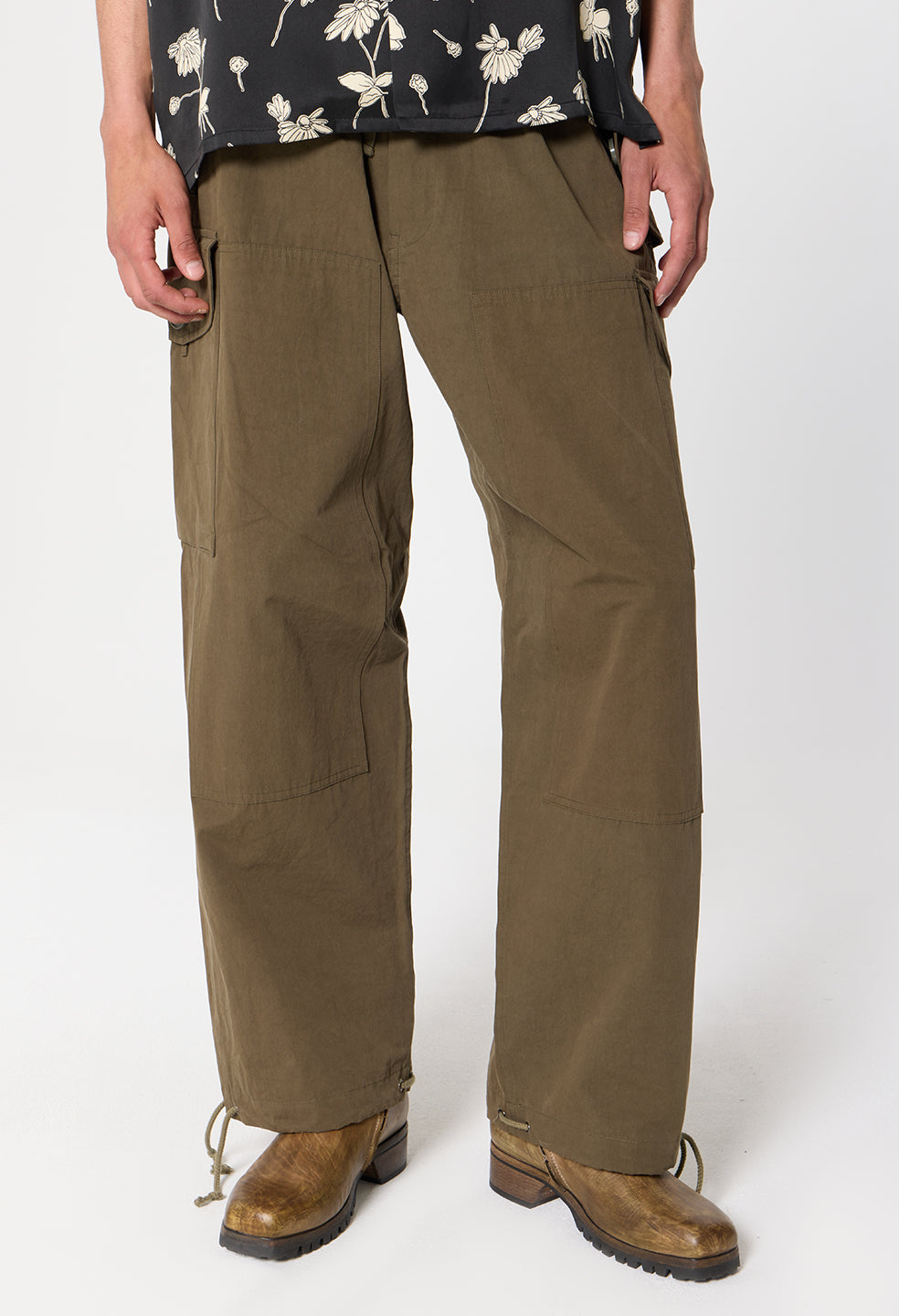 Canopy Cotton Cargo Pants / Olive
