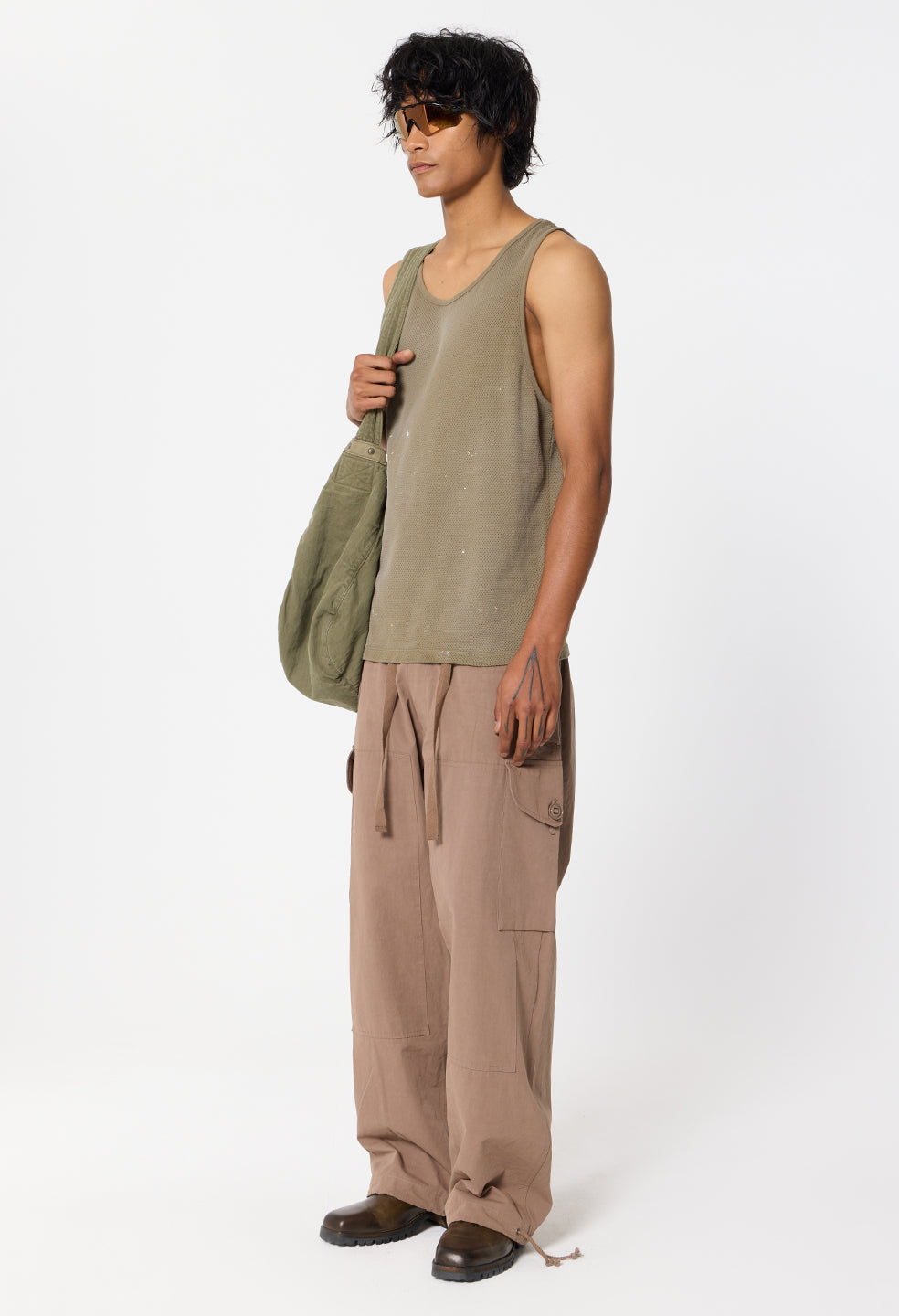 Canopy Cotton Cargo Pants / Drift