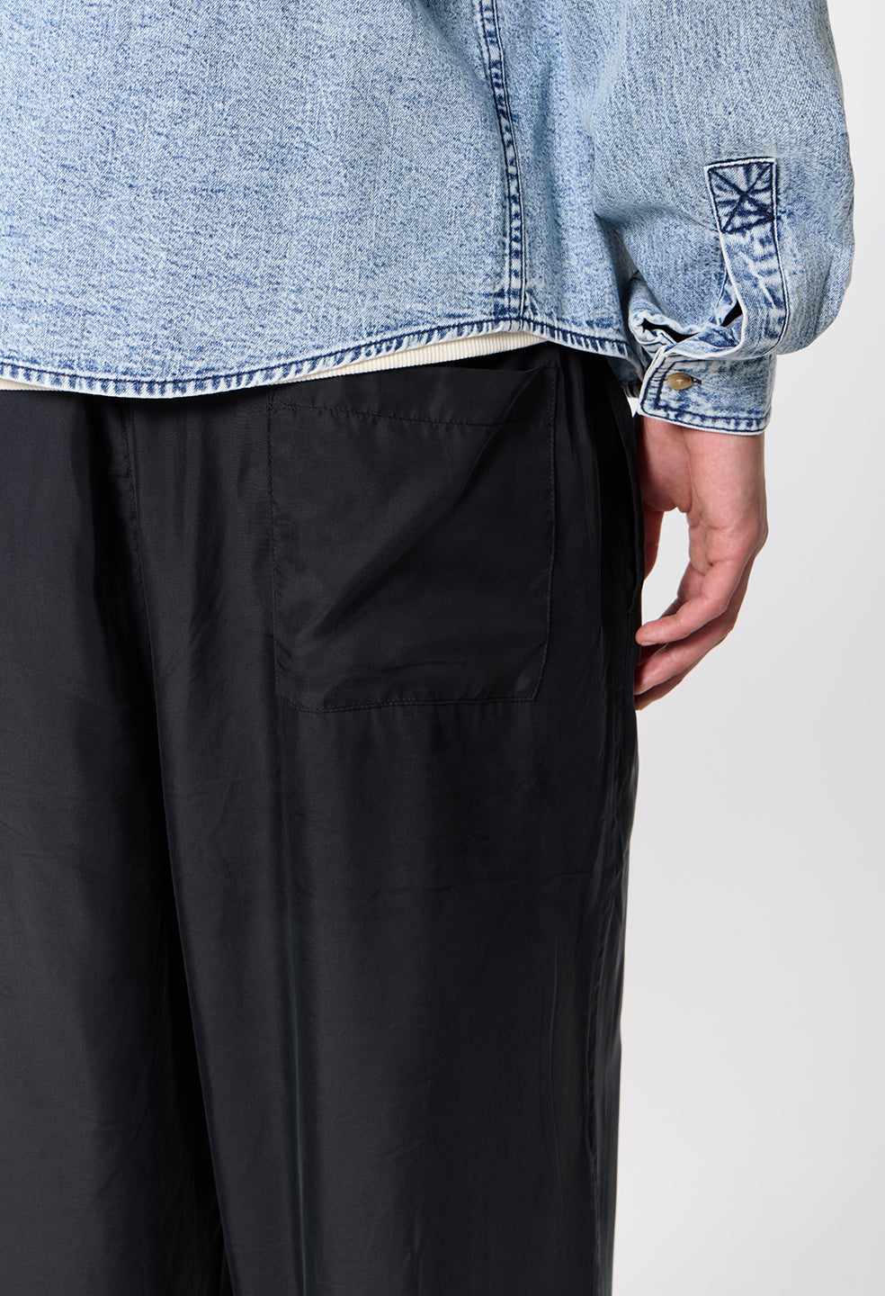 Cupro Saint Lucia Trouser / Black