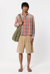 Odeon Hemi Oversized Shirt / Vintage Red Plaid