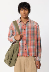 Odeon Hemi Oversized Shirt / Vintage Red Plaid