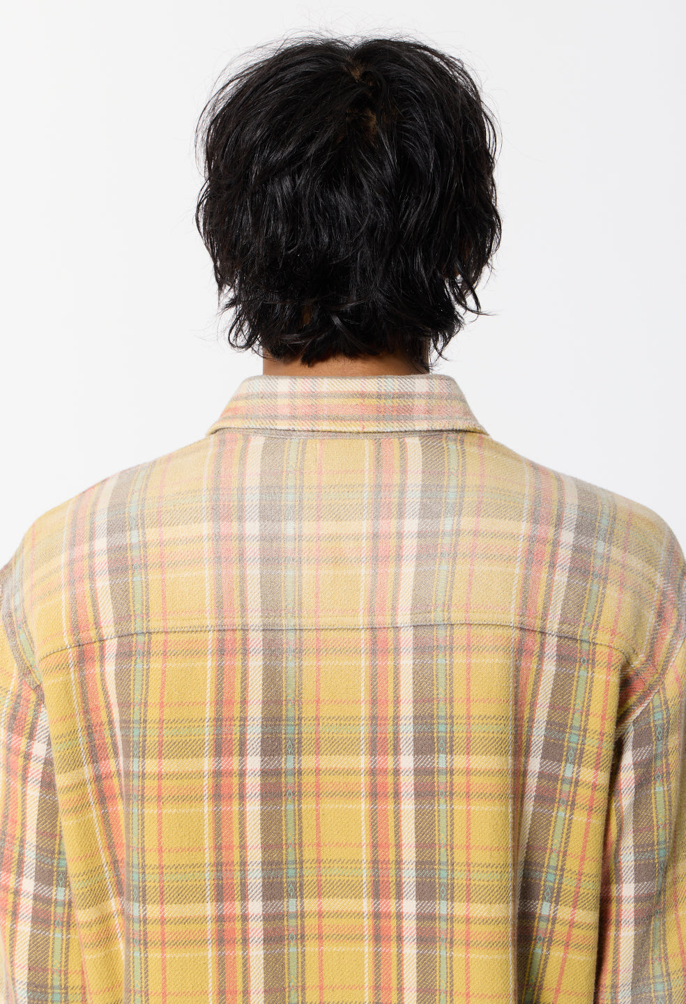 Odeon Hemi Oversized Shirt / Vintage Yellow Plaid