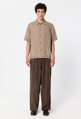 Cupro Saint Lucia Trouser / Espresso