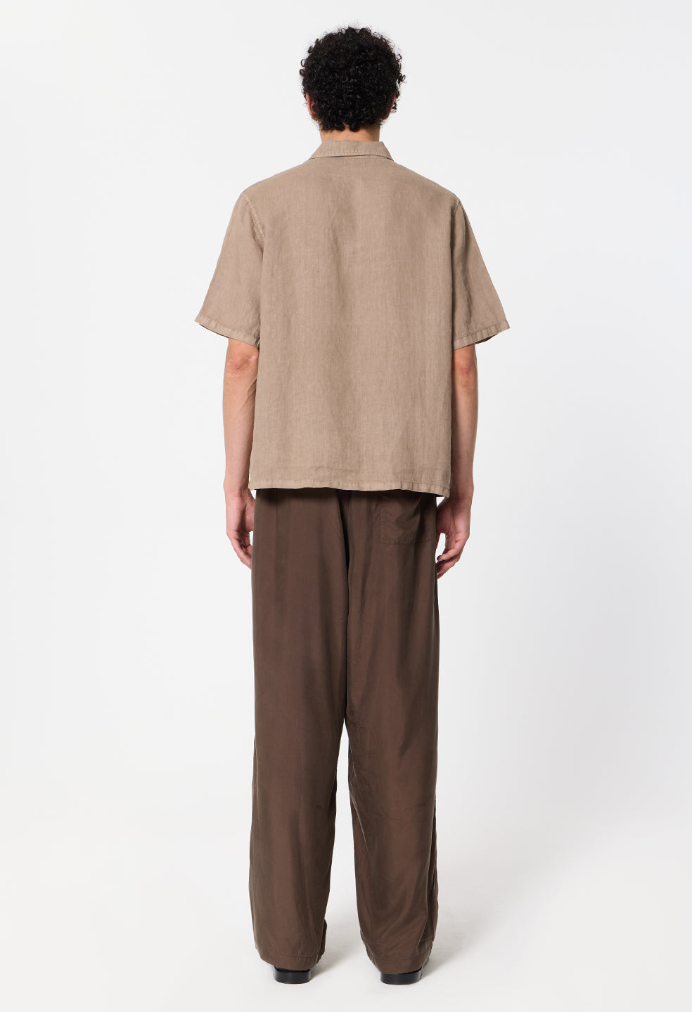 Cupro Saint Lucia Trouser / Espresso