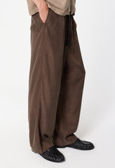 Cupro Saint Lucia Trouser / Espresso
