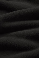 Silk Noil Hoodie / Black
