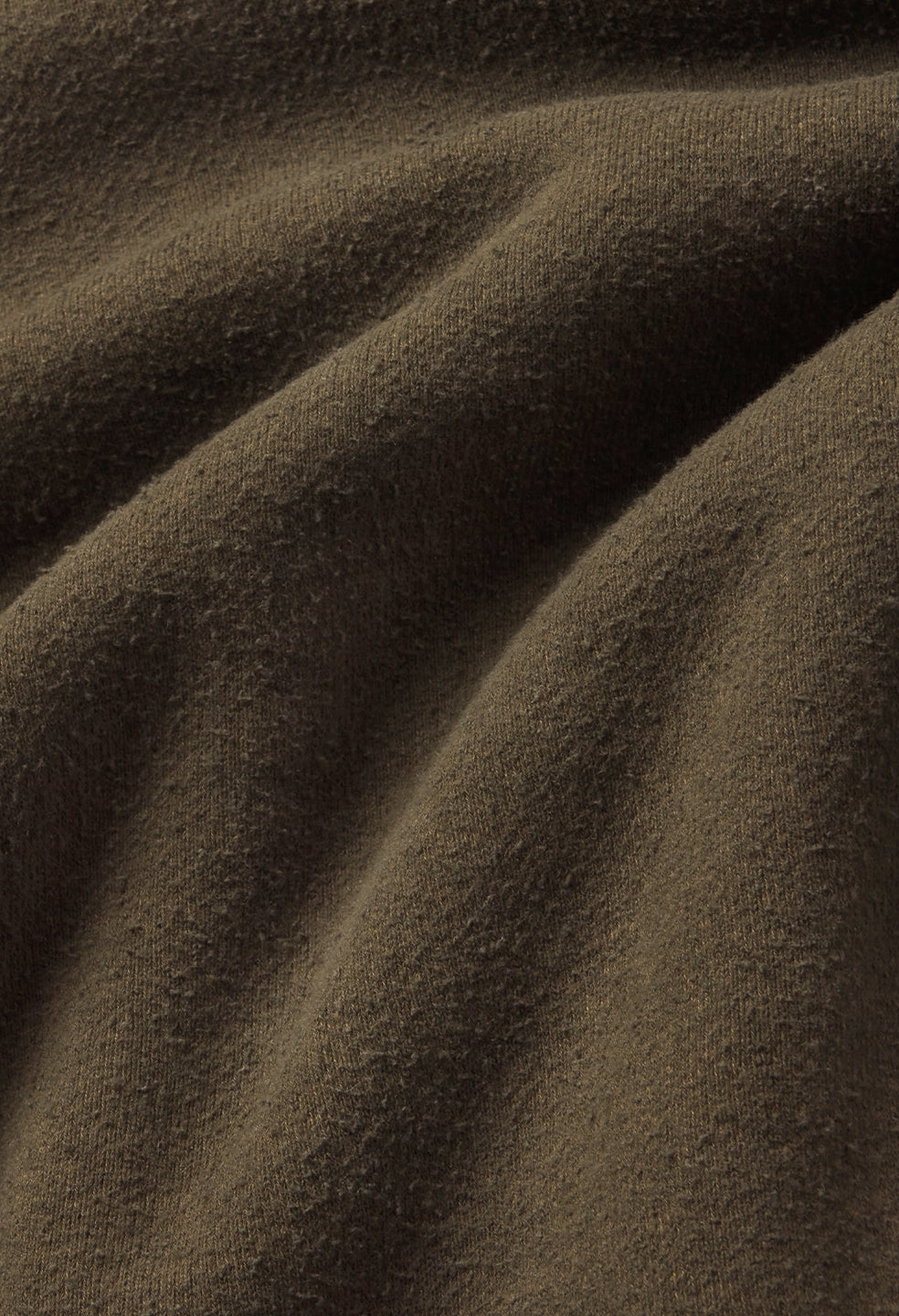 Silk Noil Hoodie / Olive