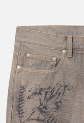 The Daze Selvedge / Reversed Indigo Floral