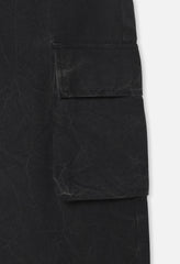 Washed Corpus Cargo Pants / Black