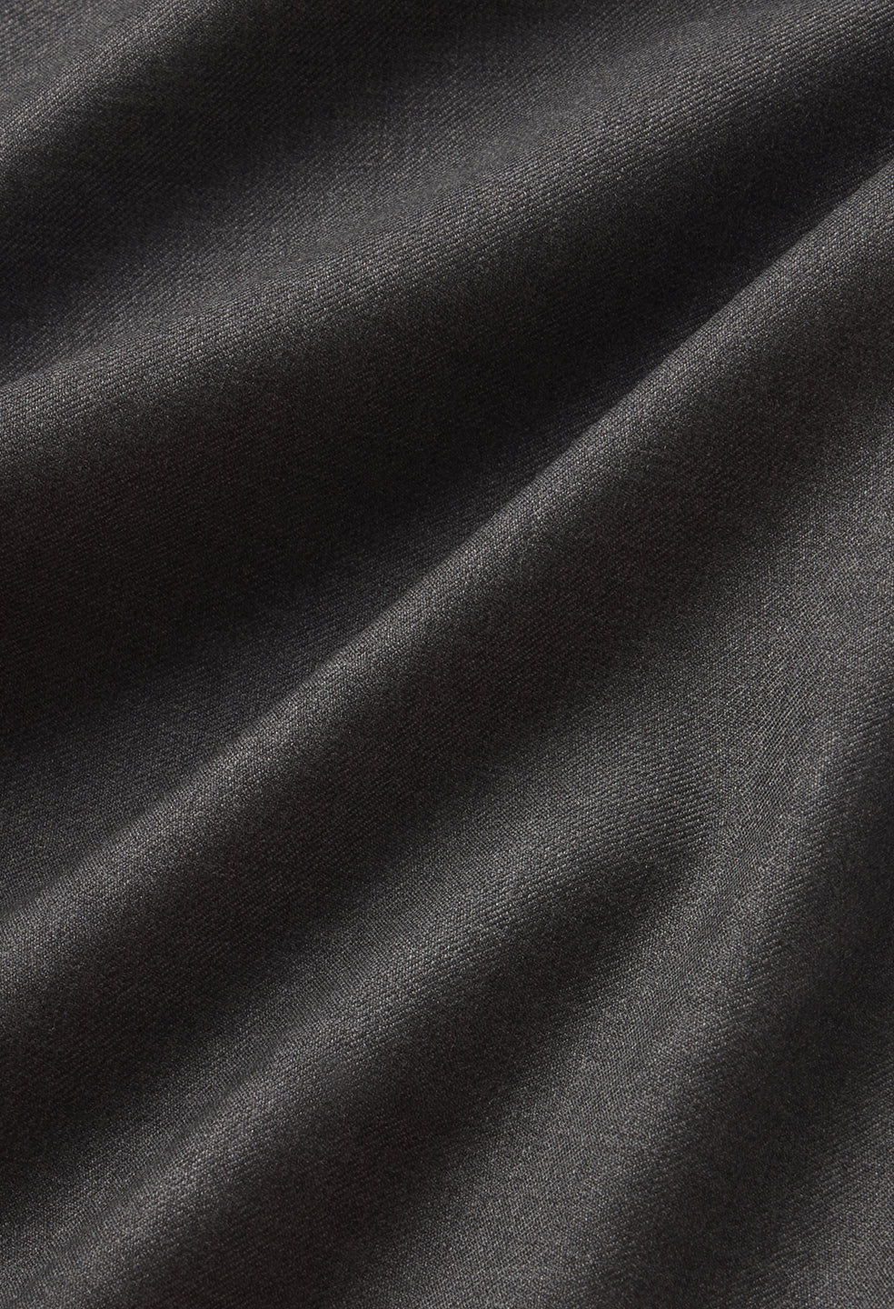 Wool Wide Easy Trouser / Charcoal